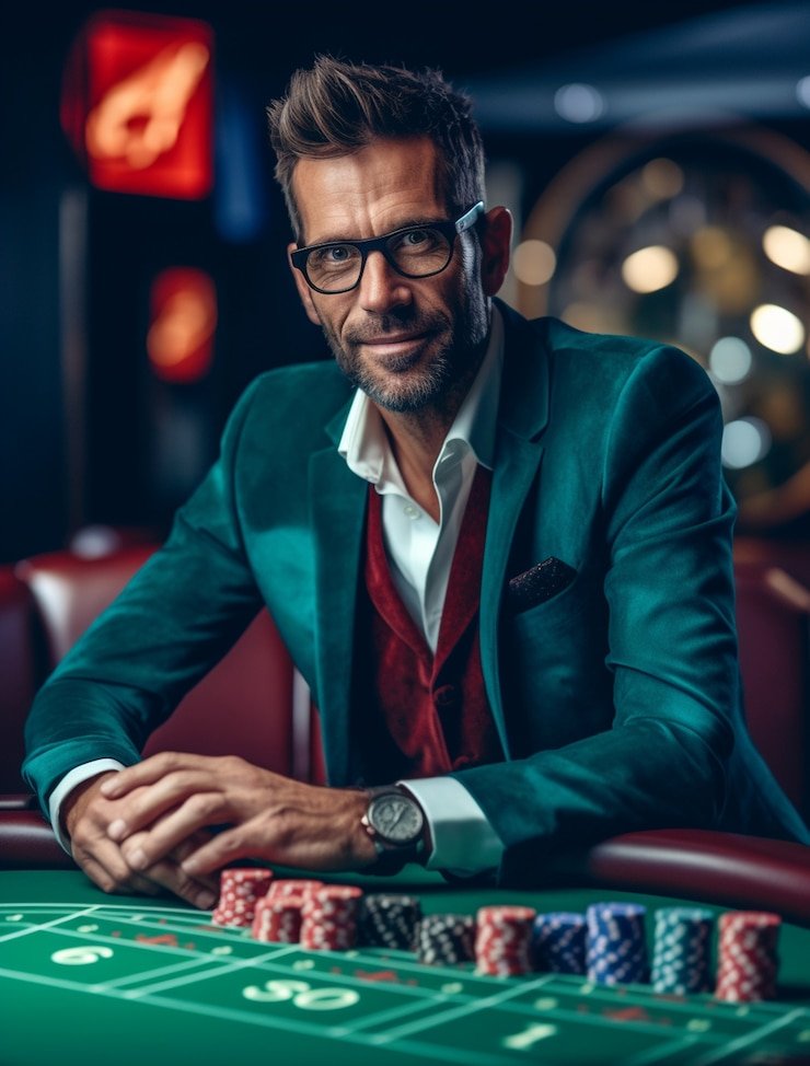 Mesin slot digital dengan animasi berwarna cerah dan berbagai simbol bonus